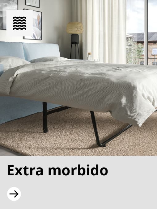 Divano letto extra morbido.