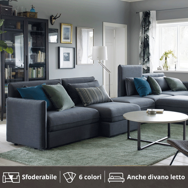 Divano VALLENTUNA grigio - IKEA