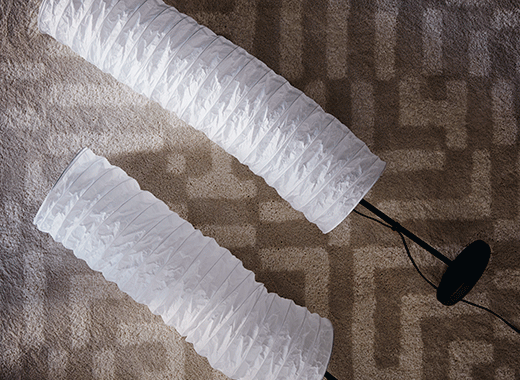 DIY light fixtures made from HOLMÖ floor lamp.