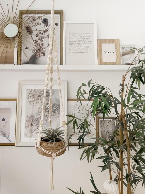 DIY Makramee Blumenampel