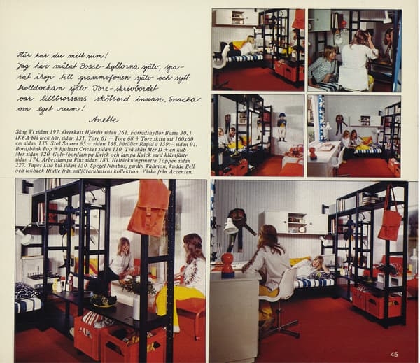 DIY-projects with IVAR are not a new phenomenon. Here is some inspiration from the IKEA catalogue of 1974.