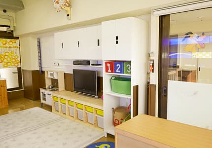 子どもたちがのびのびわくわく過ごせるような雰囲気になるよう工夫。