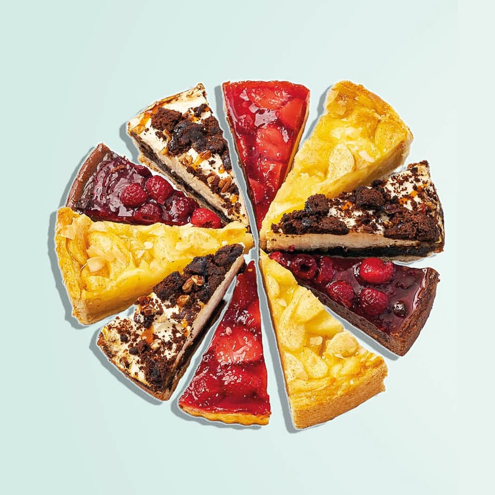 Dort z různých kousků zákusku