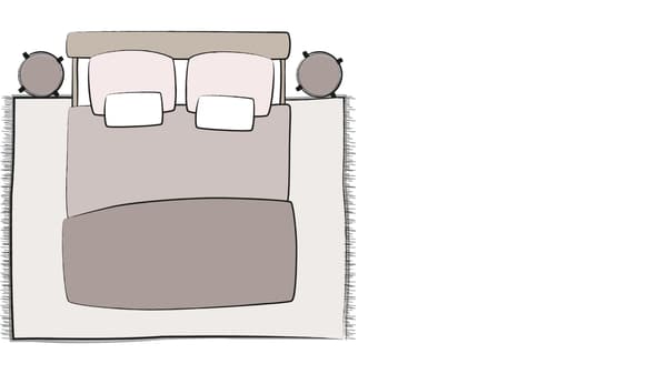 Double bed icon