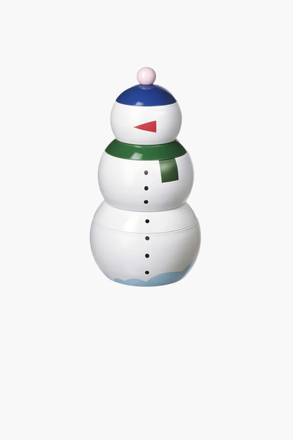 Dóza VINTERFINT s víkem ve tvaru sněhuláka