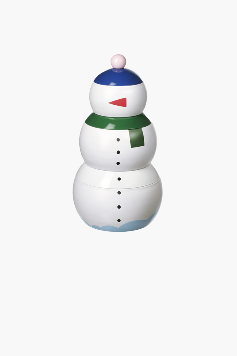 Dóza VINTERFINT s vrchnákom v tvare snehuliaka