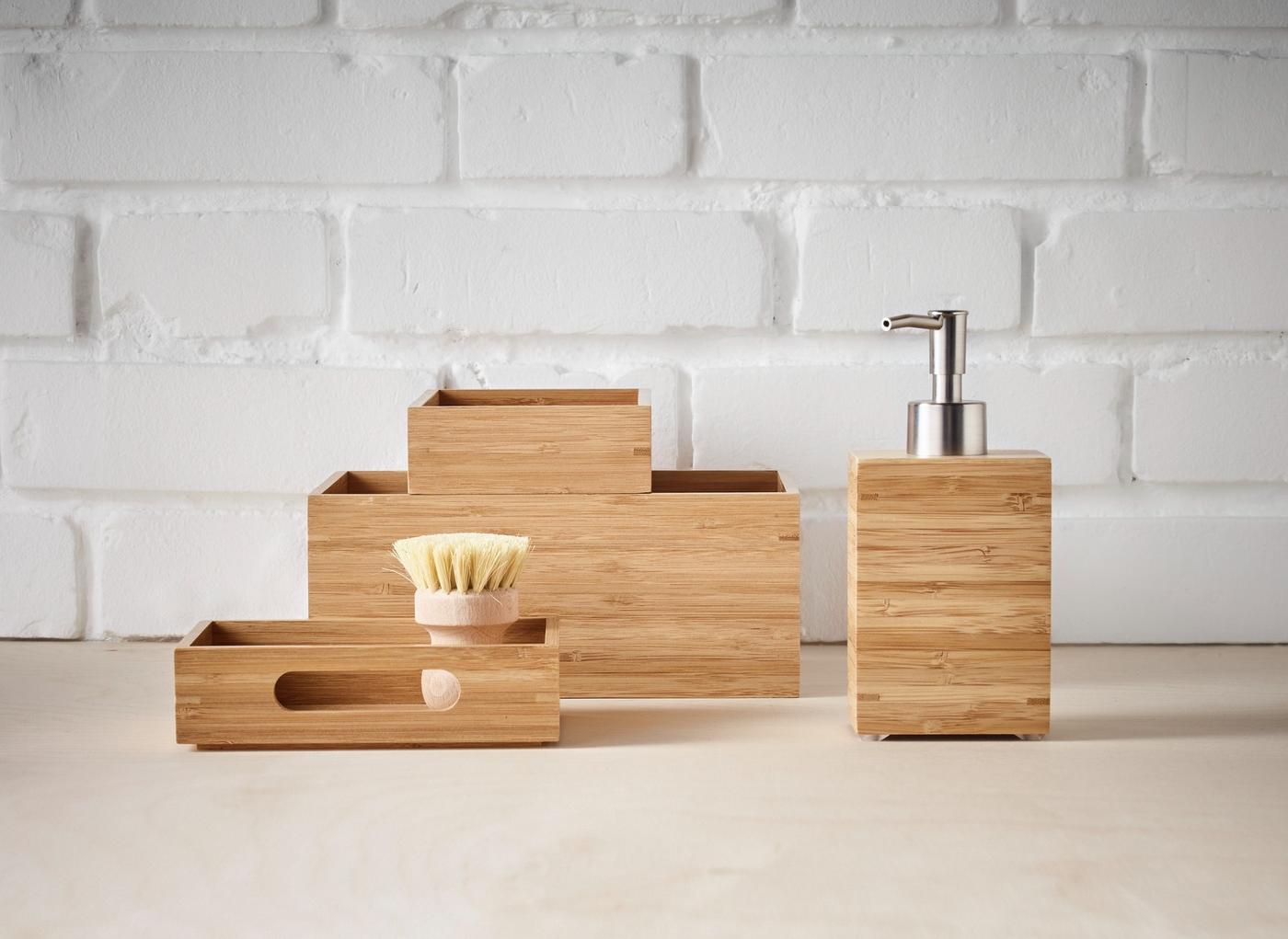 DRAGAN toothbrush holder, soap dispenser.