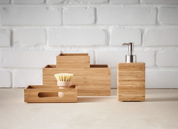 DRAGAN toothbrush holder, soap dispenser.