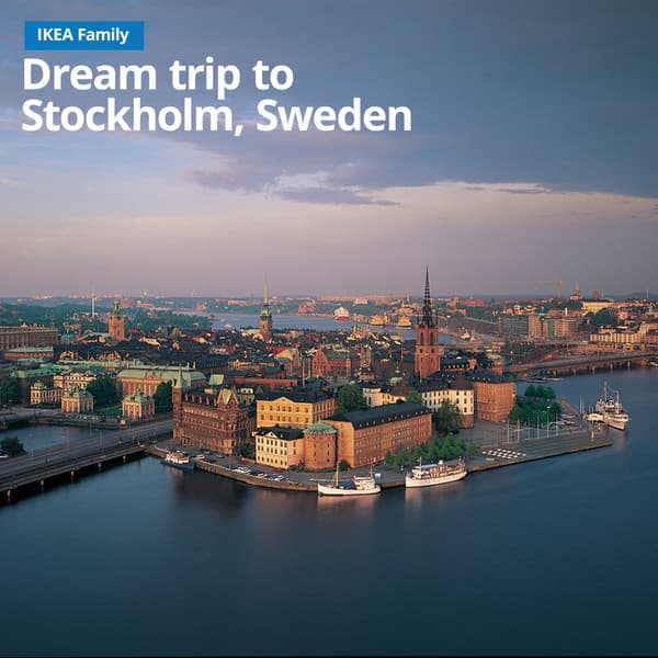 Dream trip to Stockholm, Sweden