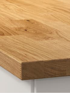 Drevená kuchynská pracovná doska IKEA