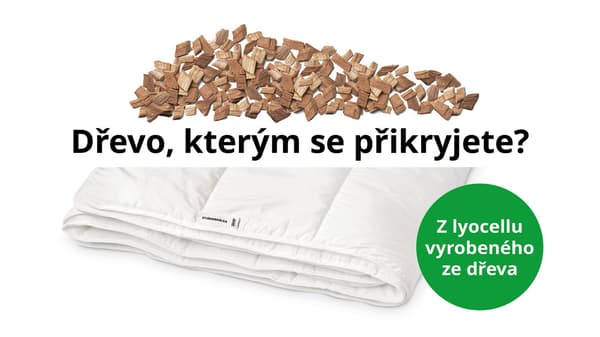 Dřevo, kterým se přikryjete?