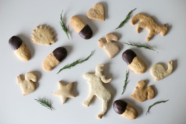 DRÖMMAR  Uitsteekvormpjes, set van 6 Zilverkleur