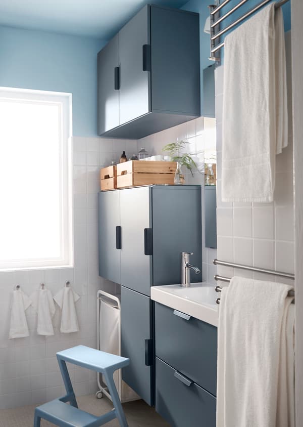 Kleines Bad, große Aufbewahrung - IKEA