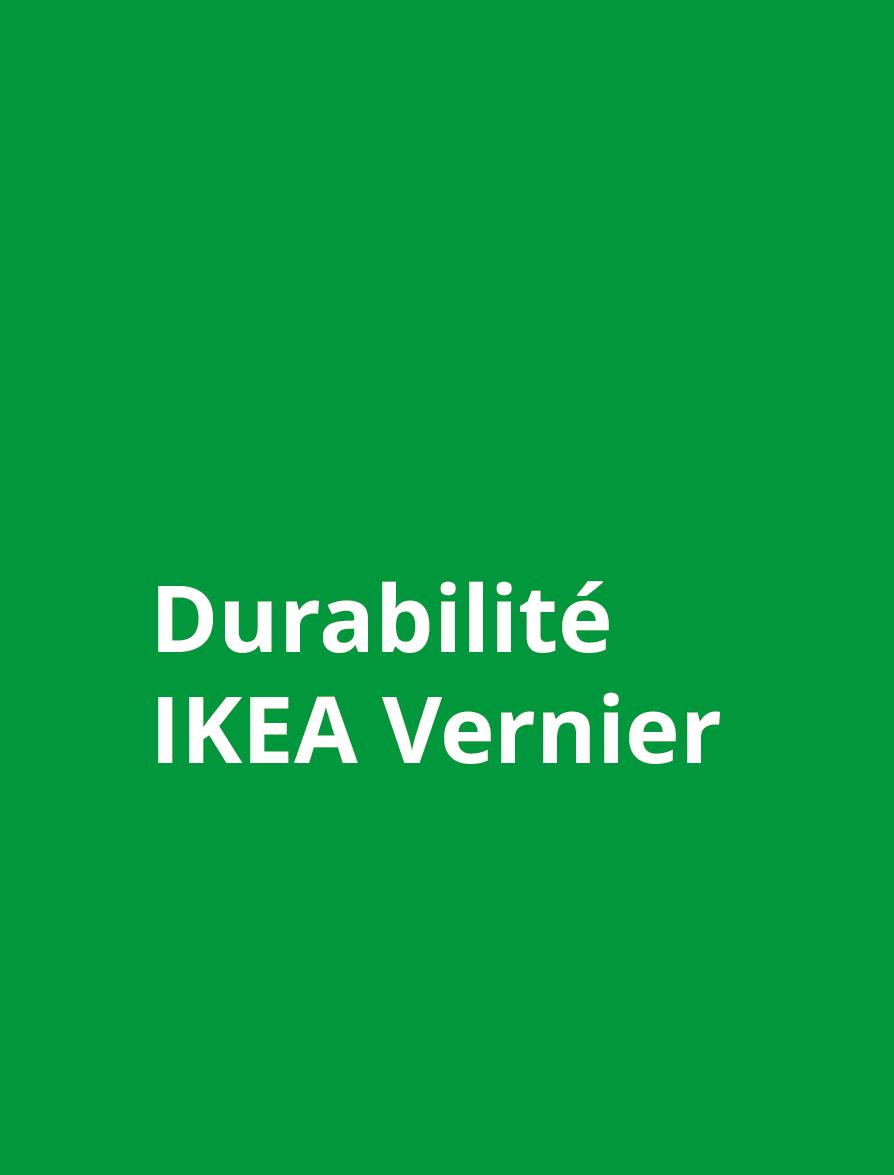 Durabilité Vernier vert
