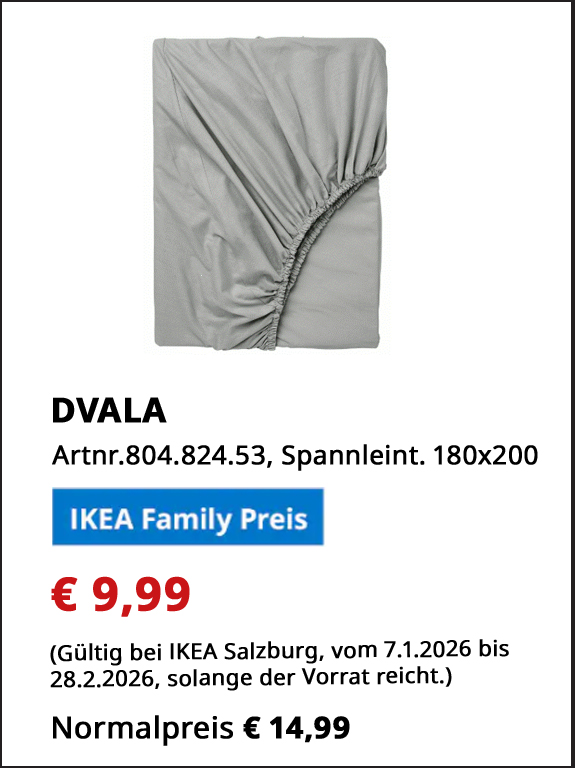 Dvala Spannleintuch Offer