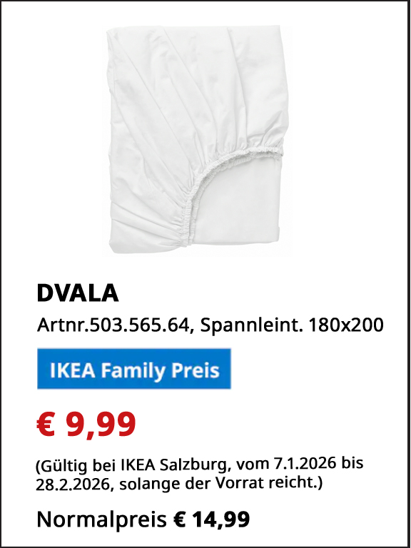 Dvala Spannleintuch Offer