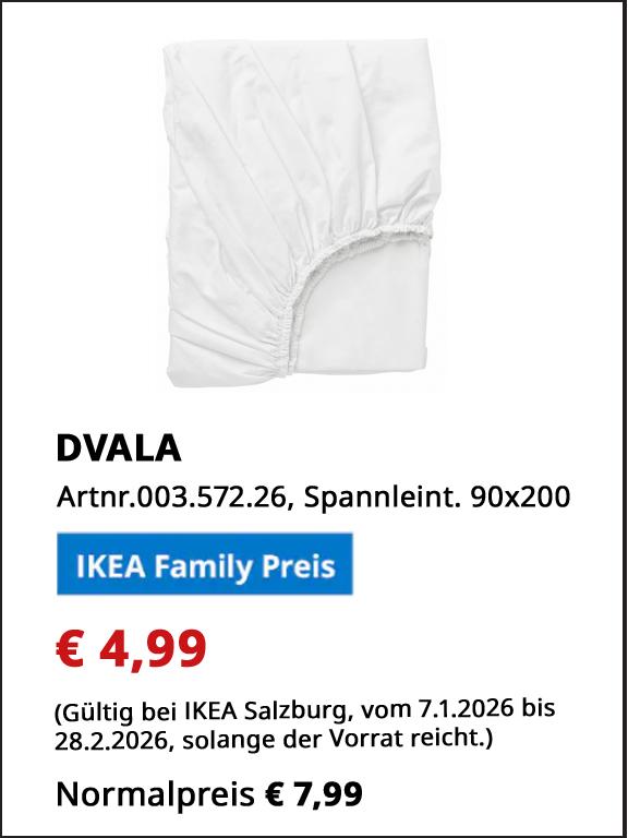 Dvala Spannleintuch Offer
