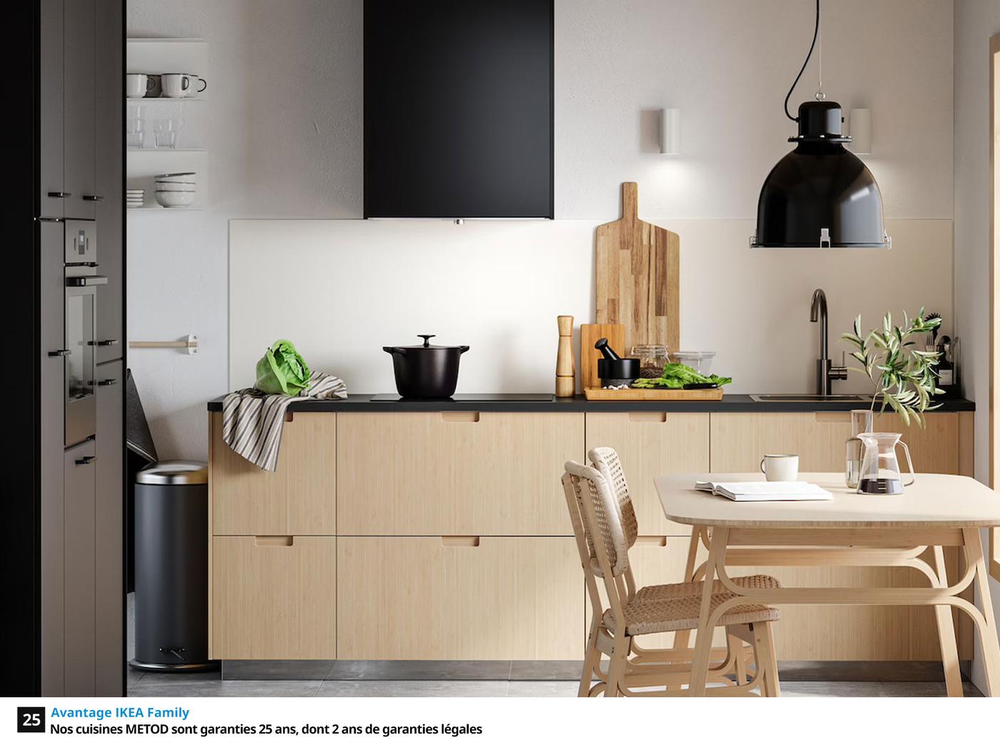 Une cuisine moderne et naturelle IKEA