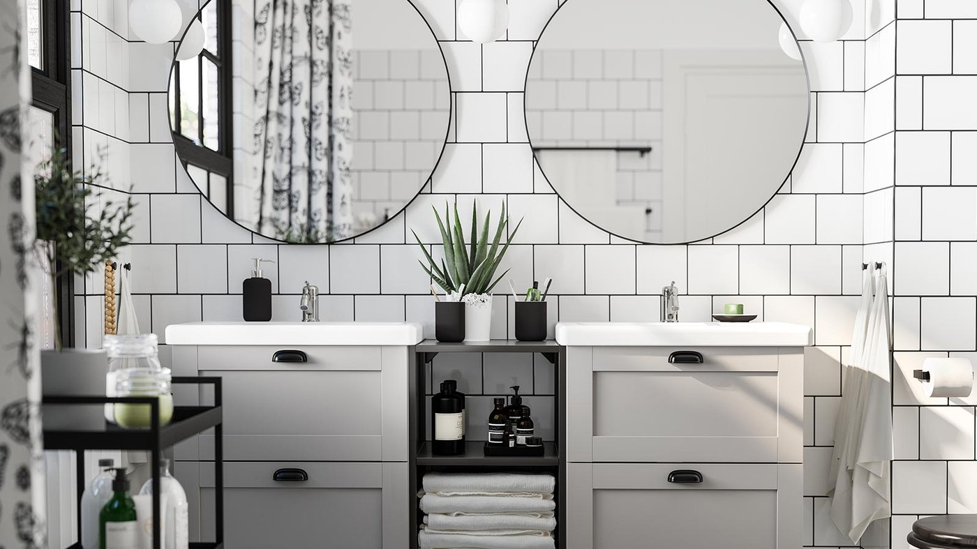 Meubles De Salle De Bain Et Decoration Ikea Les meubles de profondeur 35cm pour les petits espaces, les colonnes de salle de bains, pour maximiser le rangement, ou encore les meubles double vasque, tout y est ! meubles de salle de bain et decoration