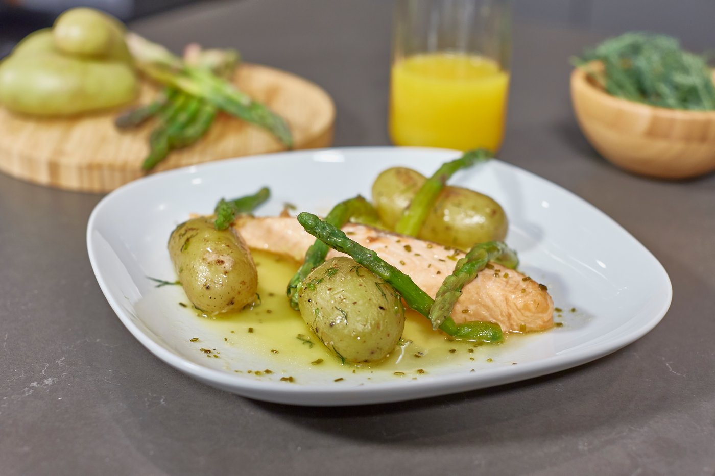 Salmon in orange sauce IKEA Spain