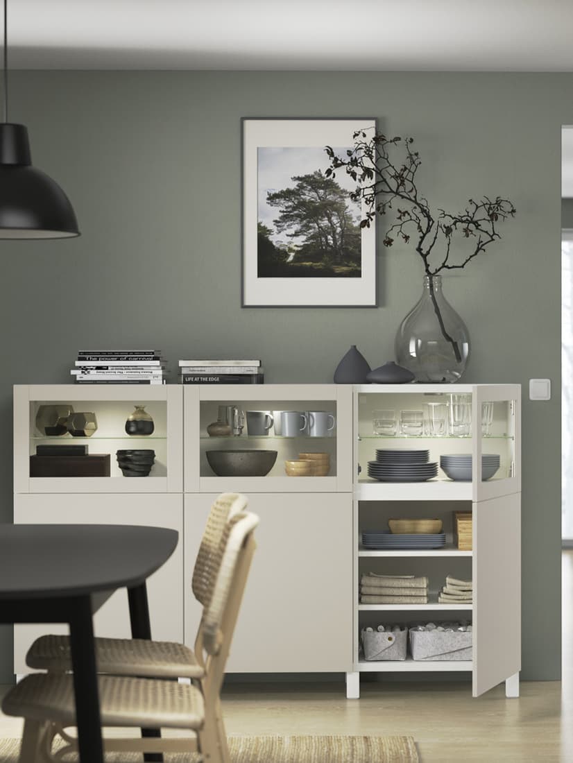 【ゆでたまごをゆでたまご】IKEA テレビボード用右シェルフ 36595-06.jpg