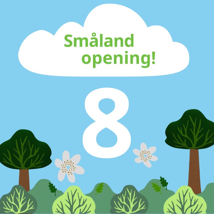 Een bos met blauwe lucht.