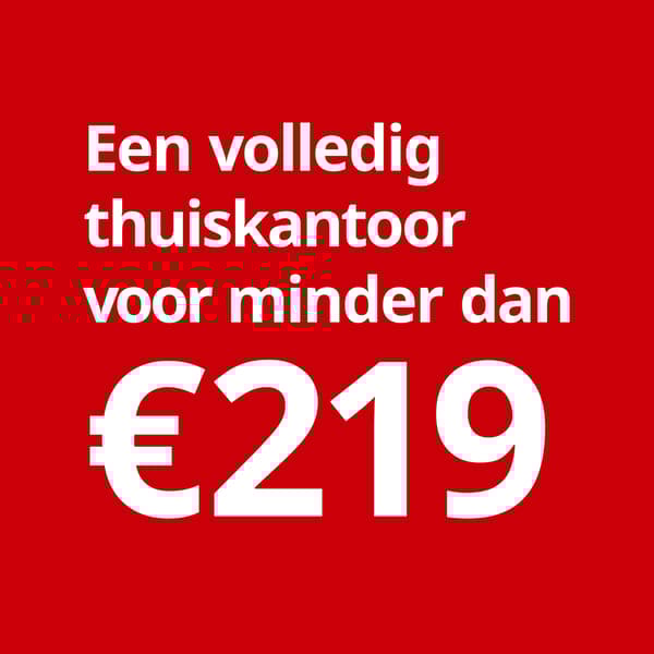 Een volledig thuiskantoor voor minder dan 219 euro