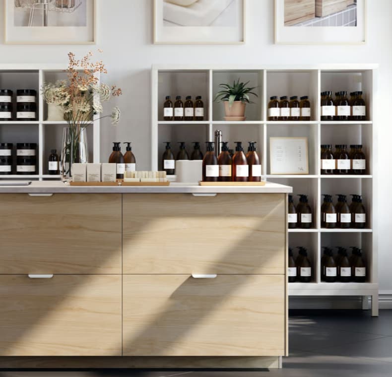 Een winkel interieur