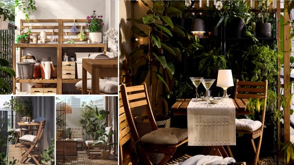 Ein Auschnitt aus den Sommermöbeln bei Ikea Salzburg