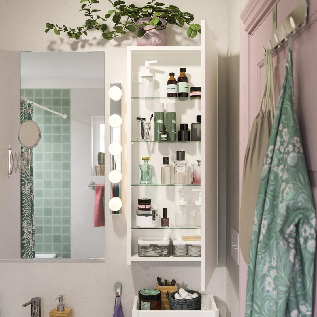Kleines Badezimmer mit Kombidusche - IKEA Deutschland