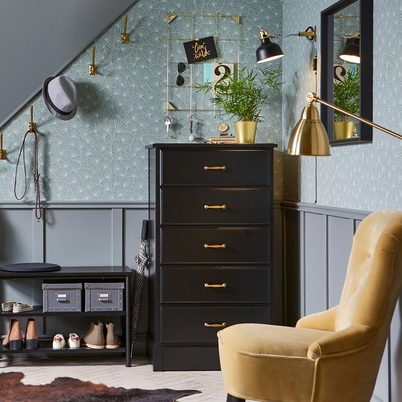 Platz zum Sitzen, für Aufbewahrung und deinen Hut - IKEA