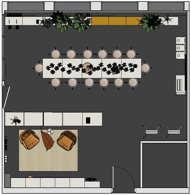 Ein Großraumbüro für alle Formen des Meetings​