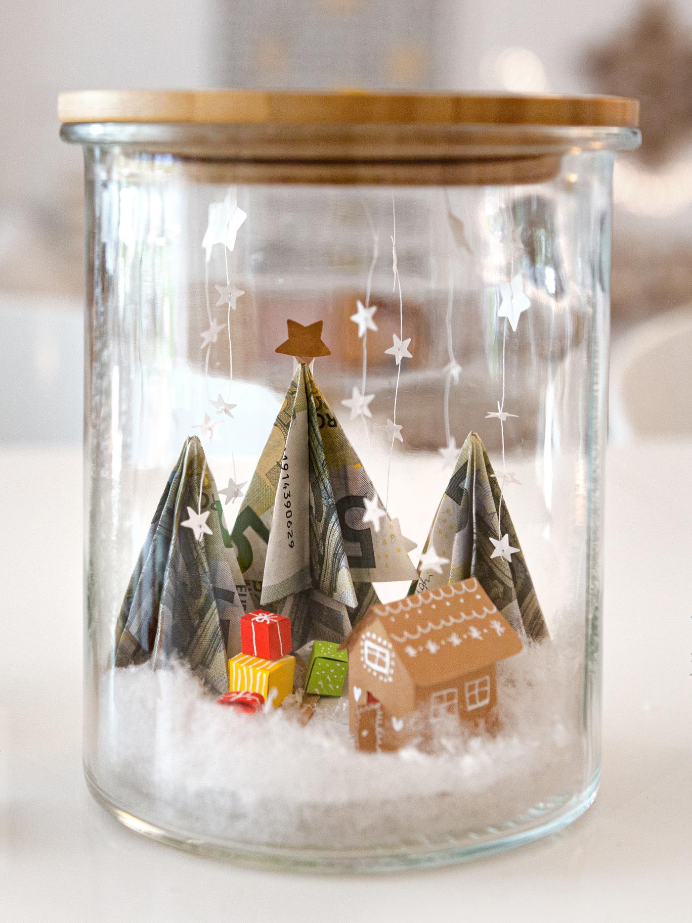 Ein Idee für ein Geschenk im Glas.