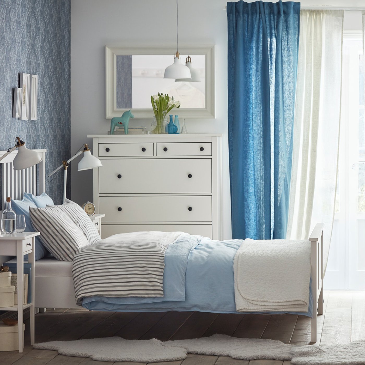Hemnes Schlafzimmer Weiss