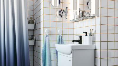Helles, stilvolles und budgetfreundliches Badezimmer - IKEA Österreich