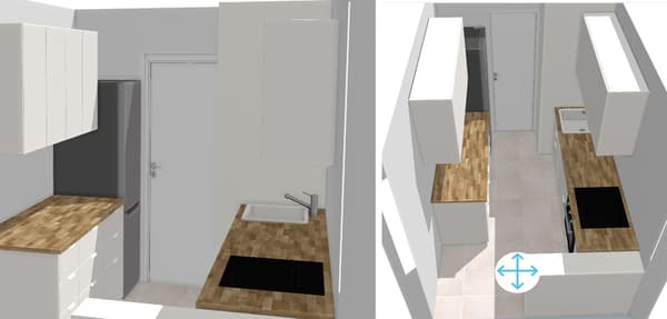 Einblicke in die neue Küche in dem IKEA Planungstool.