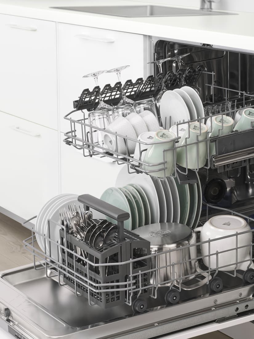 Eine geöffnete IKEA Spülmaschine Geschirrspüler GSP