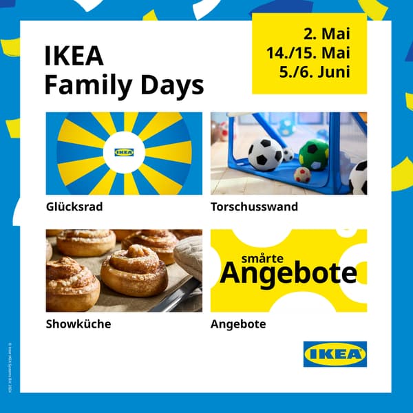 Eine Übersicht von Veranstaltungen bei Ikea Innsbruck