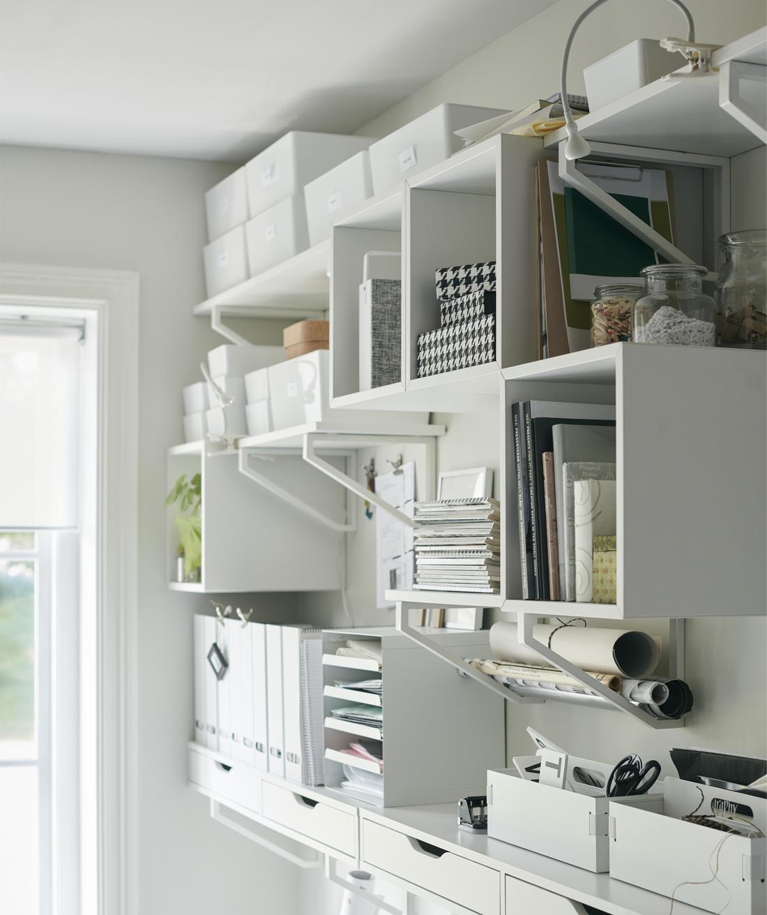 Arbeitsecke im Wohnzimmer einrichten - IKEA Deutschland