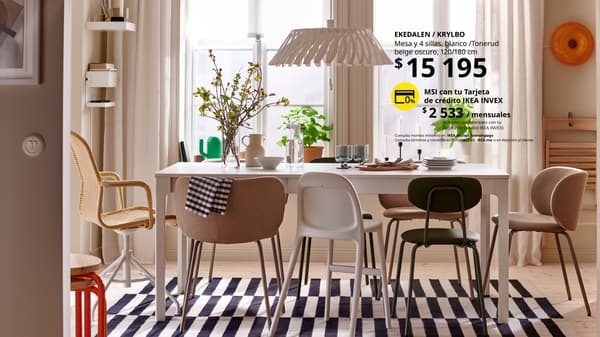 Ekedalen/krylbo una combinación de comedor adecuada para todo tipo de gustos 