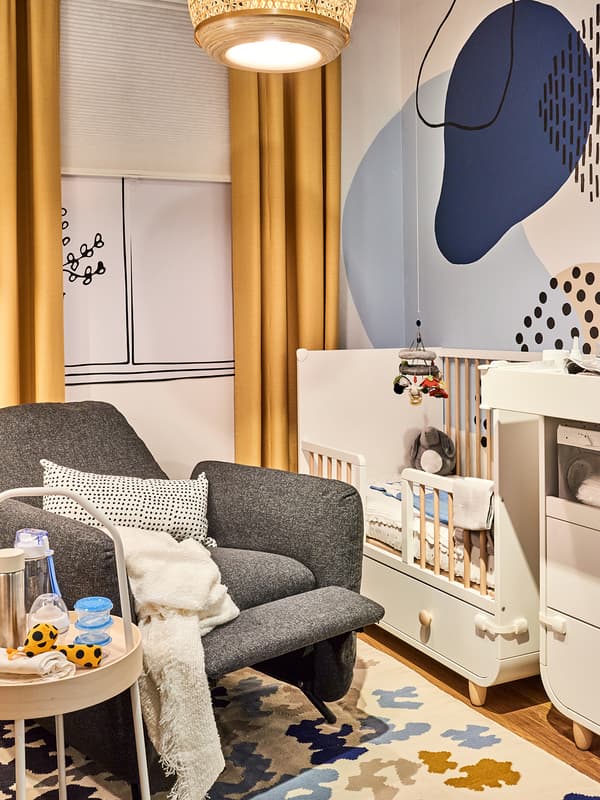 EKOLSUND Pokrycie fotela rozkładanego, Gunnared ciemnoszary