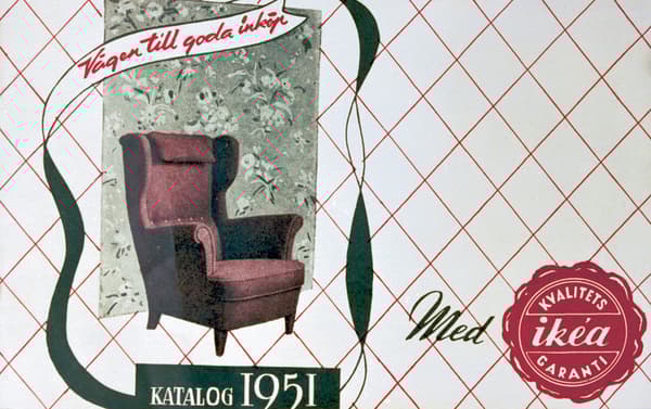 El primer catálogo IKEA fue publicado en 1951.