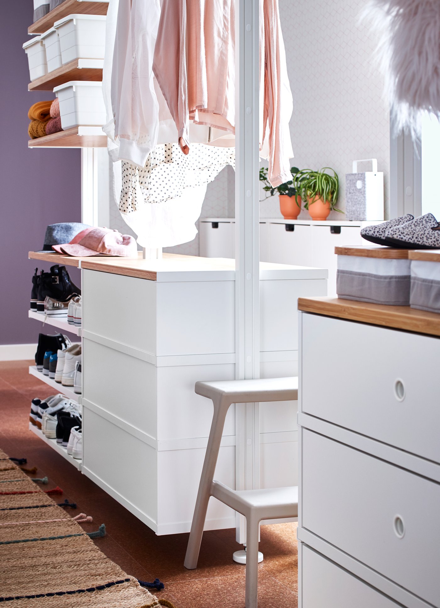 Consejos para organizar un vestidor IKEA