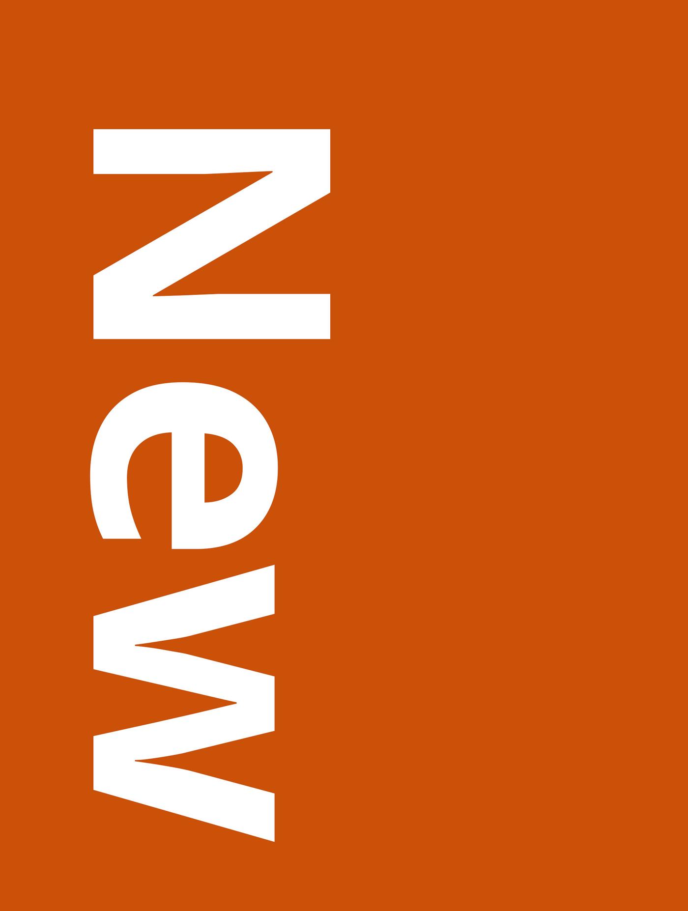 El texto “Nuevo” escrito sobre un fondo naranja