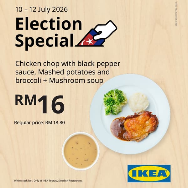 election special Tebrau food offers chick chop with black pepper sauce