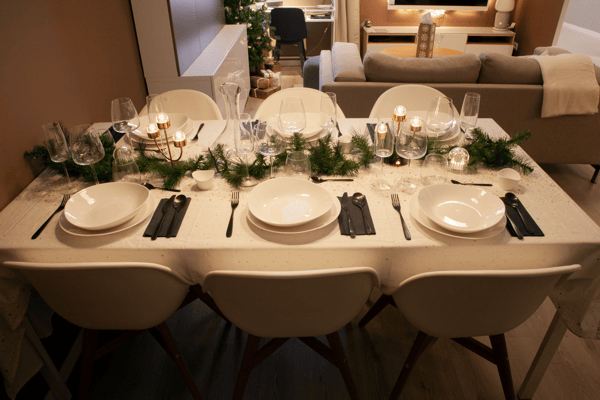 Elegant Christmas table