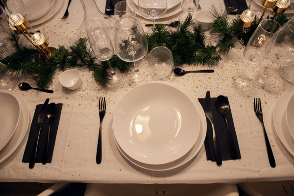 Elegant Christmas table