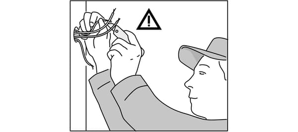 Elektrische aansluitingen IKEA keuken.