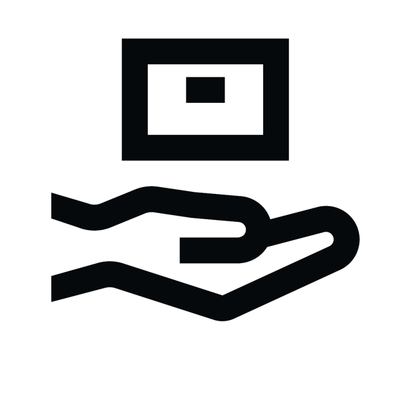 En bild på en symbol som ska representera IKEA produktinformation.