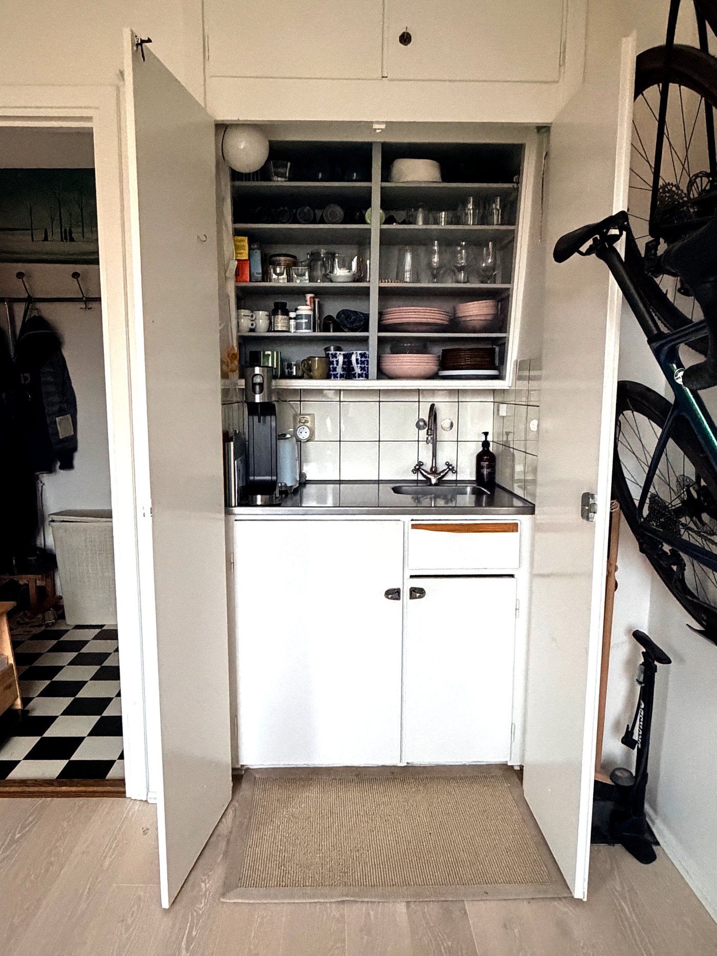 En bild på ett pentry